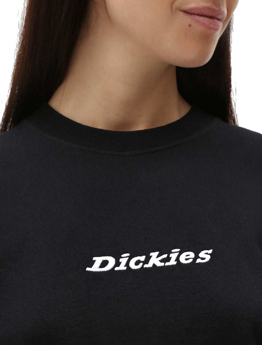  Dickies T-shirt Loretto Tee W Black Nero Donna - 2