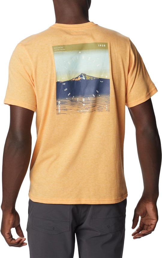  Columbia T-shirt High Dune Graphic Tee Mango Heat Uomo Arancione