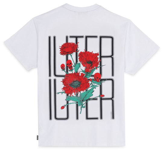  Iuter T-shirt Spine Skulls Tee White Uomo Bianco