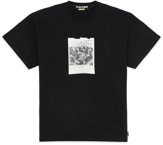  Iuter T-shirt Shame Tee Black Uomo Nero