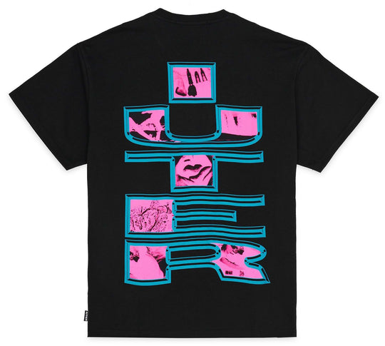  Iuter T-shirt Frame Tee Black Uomo Nero