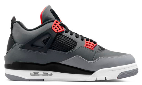  Jordan 4 Retro Infrared Uomo Grigio