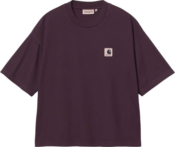 Carhartt WIP t-shirt W Nelson dark plum garment dye