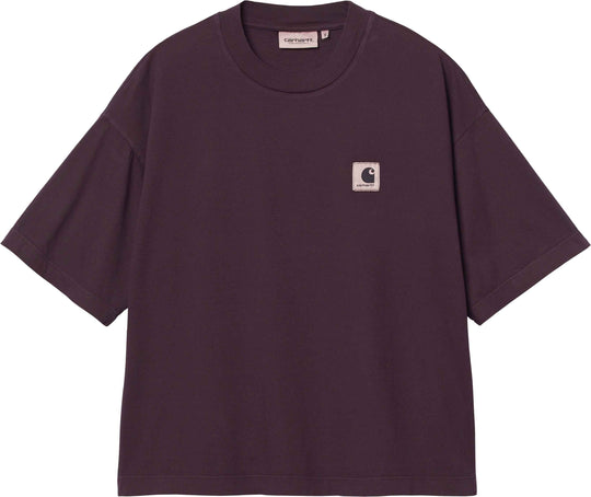  Carhartt Wip T-shirt W Nelson Dark Plum Garment Dye Donna Viola