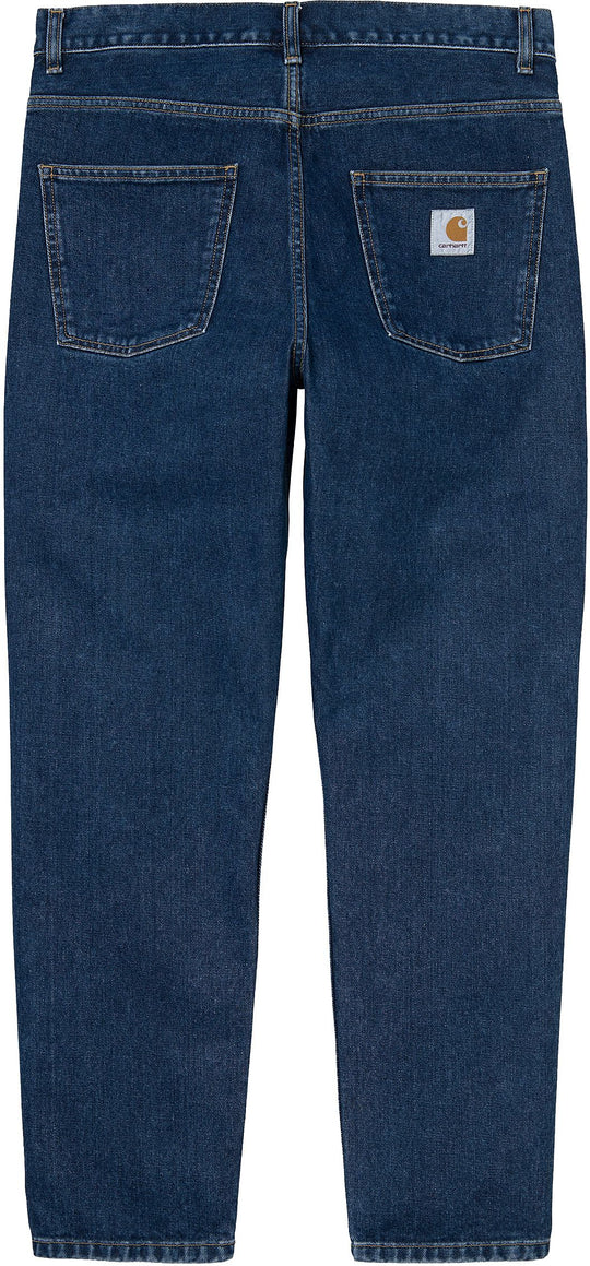  Carhartt Wip Jeans Newel Pant Blue Stone Washed Uomo
