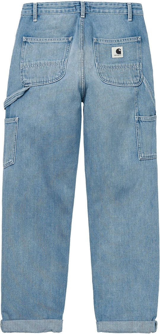  Carhartt Wip Jeans W' Pierce Pant Blue Light Stone Washed Donna