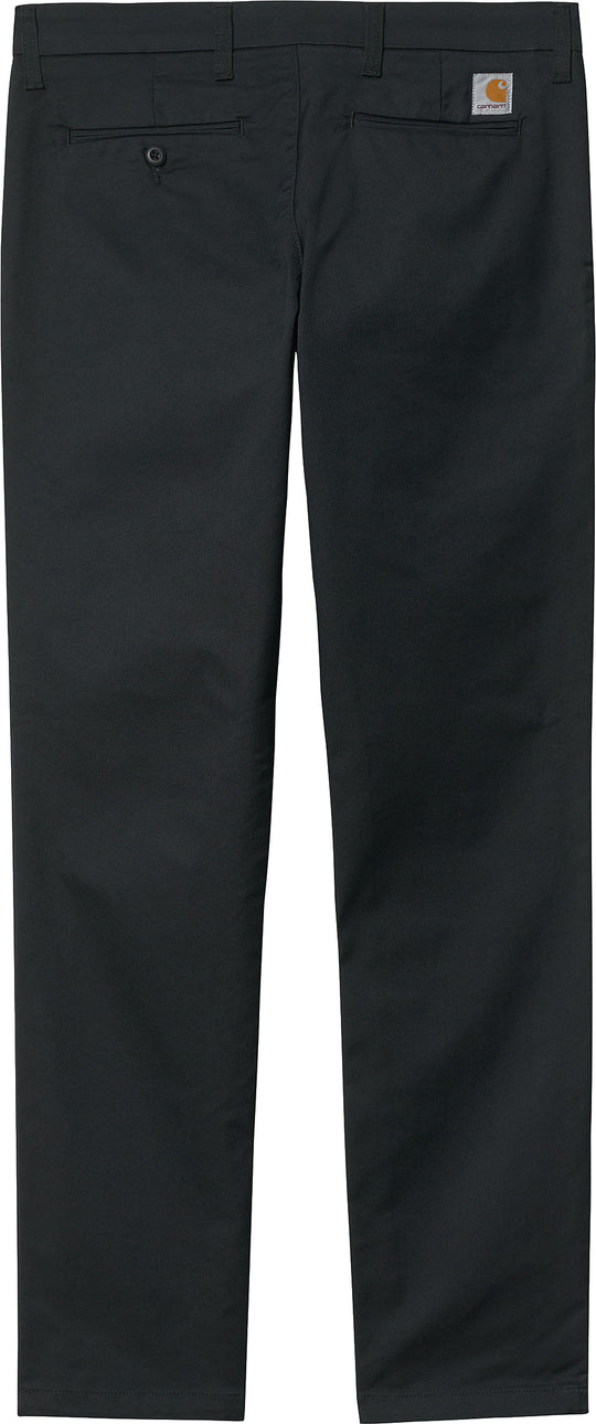  Carhartt Wip Pantaloni Sid Pant Black Rinsed Uomo Nero