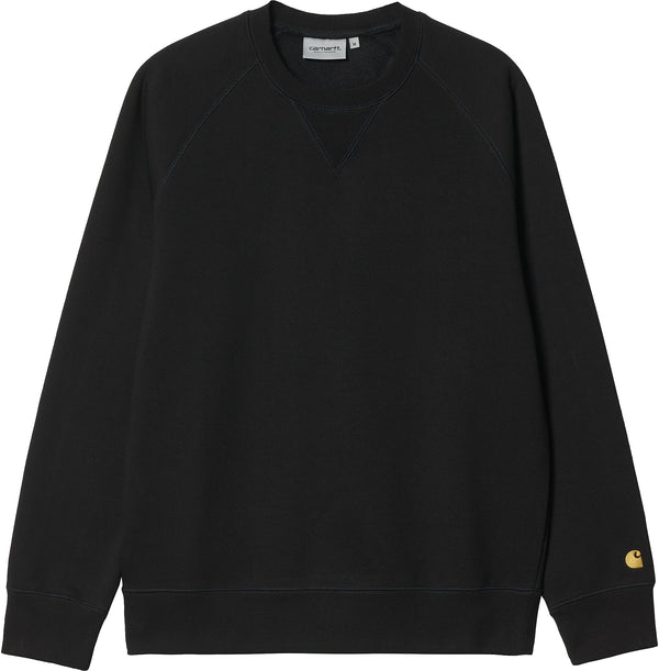 Carhartt WIP felpa Chase Sweat Black Gold