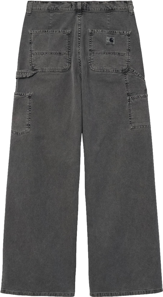  Carhartt Wip Pantaloni W Jens Pant Black Faded Donna Nero