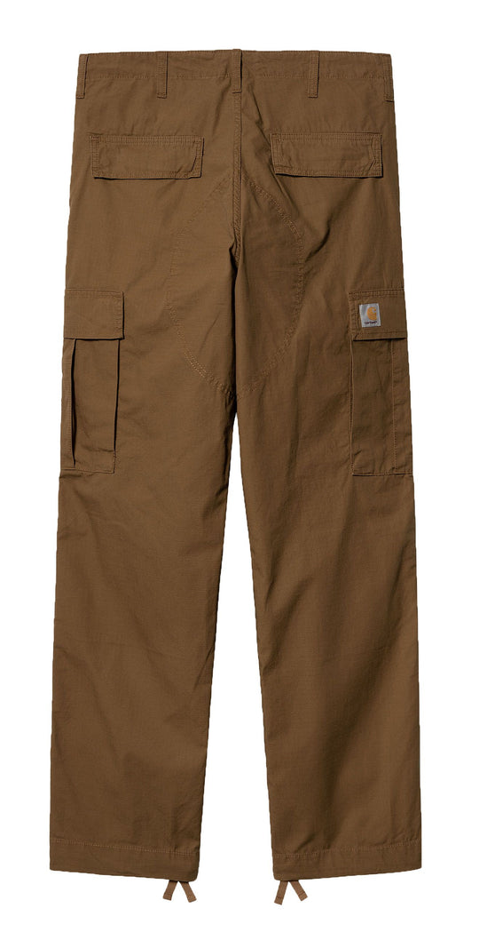  Carhartt Wip Pantaloni Regular Cargo Pant Hamilton Brown Rinsed Uomo Marrone