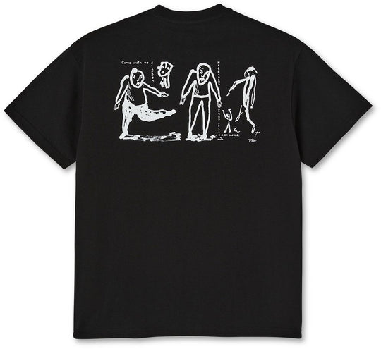  Polar Skate Co. T-shirt The Proposal Tee Black Uomo Nero