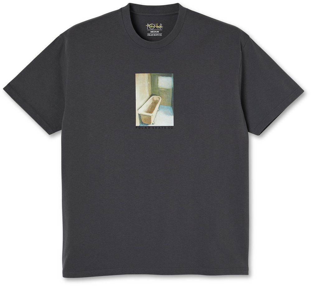  Polar Skate Co. T-shirt Bathtube Tee Graphite Grigio Uomo - 1