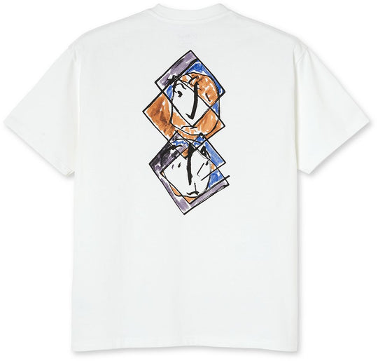  Polar Skate Co. T-shirt Twisted Tee White Uomo Bianco