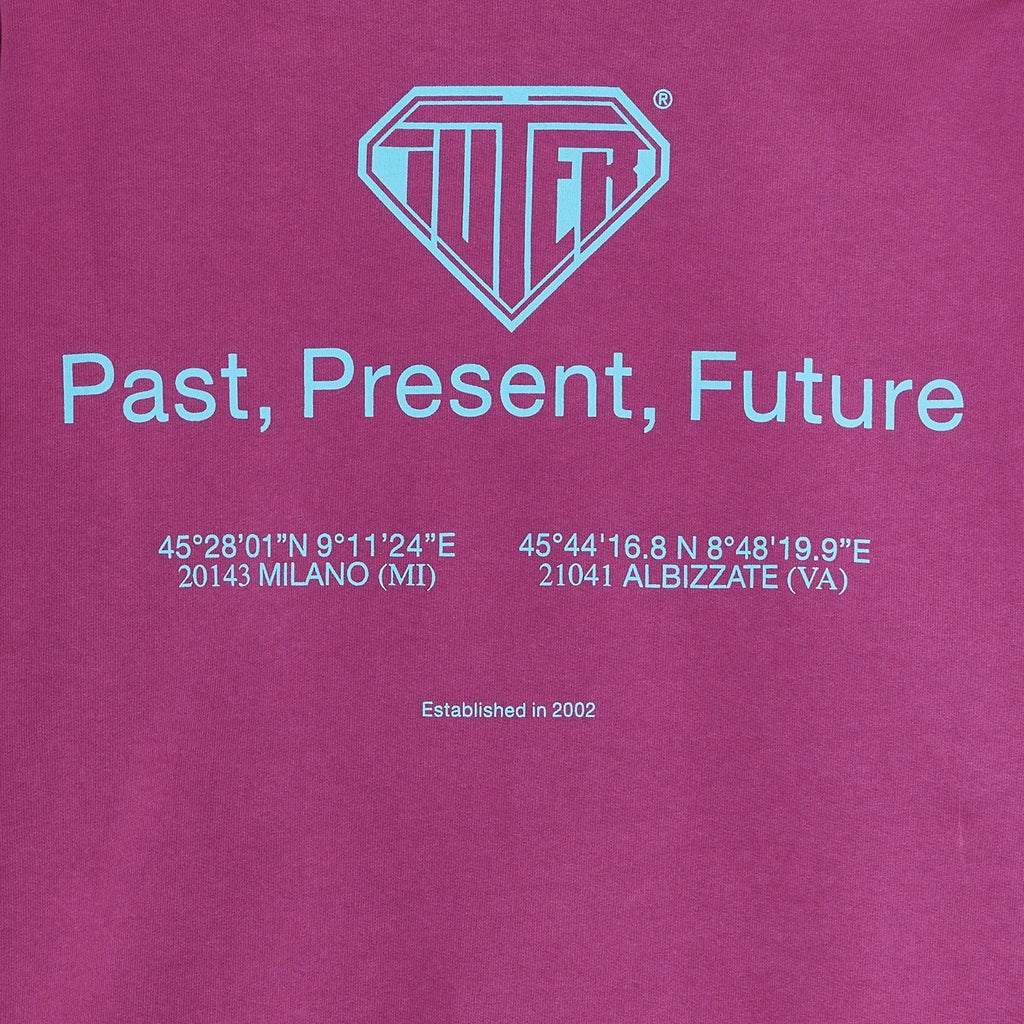 Iuter Felpa History Hoodie Purple Viola Uomo » ModeOn Streetwear