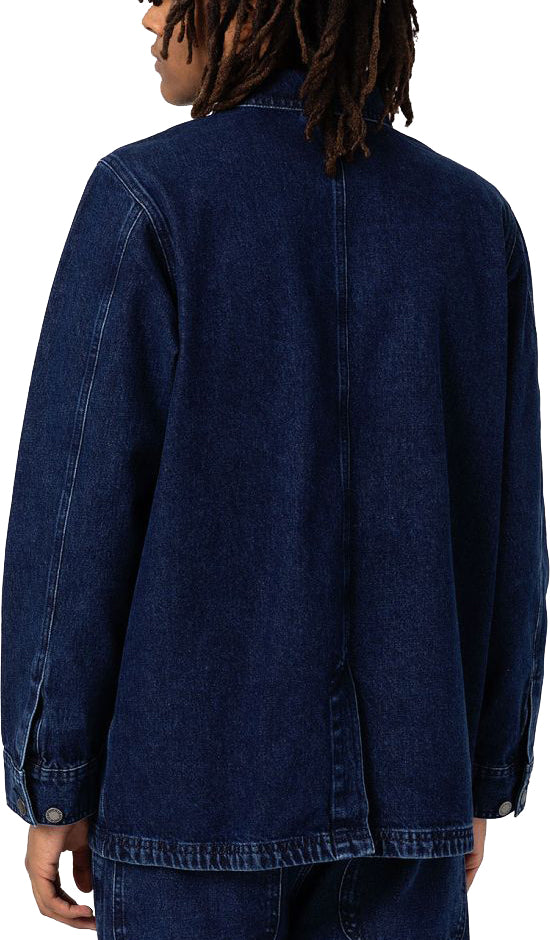 Dickies Giacca Denim Chore Coat Indigo Blue Uomo - 2
