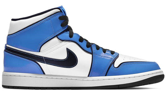  Jordan 1 Mid Signal Blue Uomo
