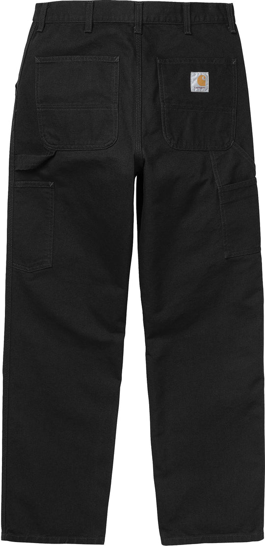  Carhartt Wip Pantaloni Single Knee Pant Black Rinsed Uomo Nero