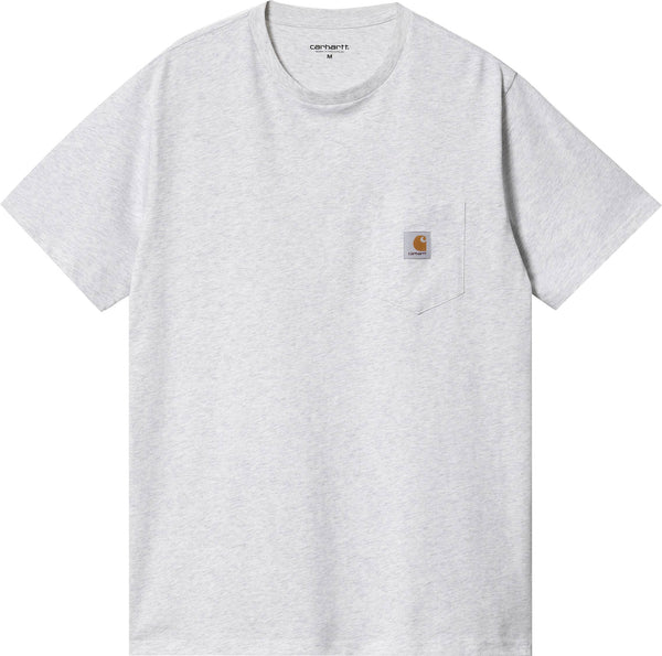 Carhartt WIP t-shirt S/S Pocket Tee ash heather