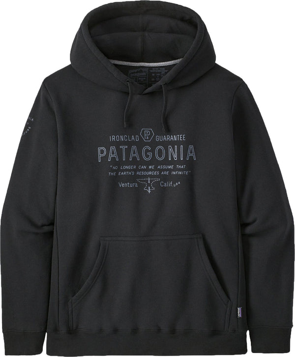 Patagonia felpa Forge Mark Uprisal Hoody black