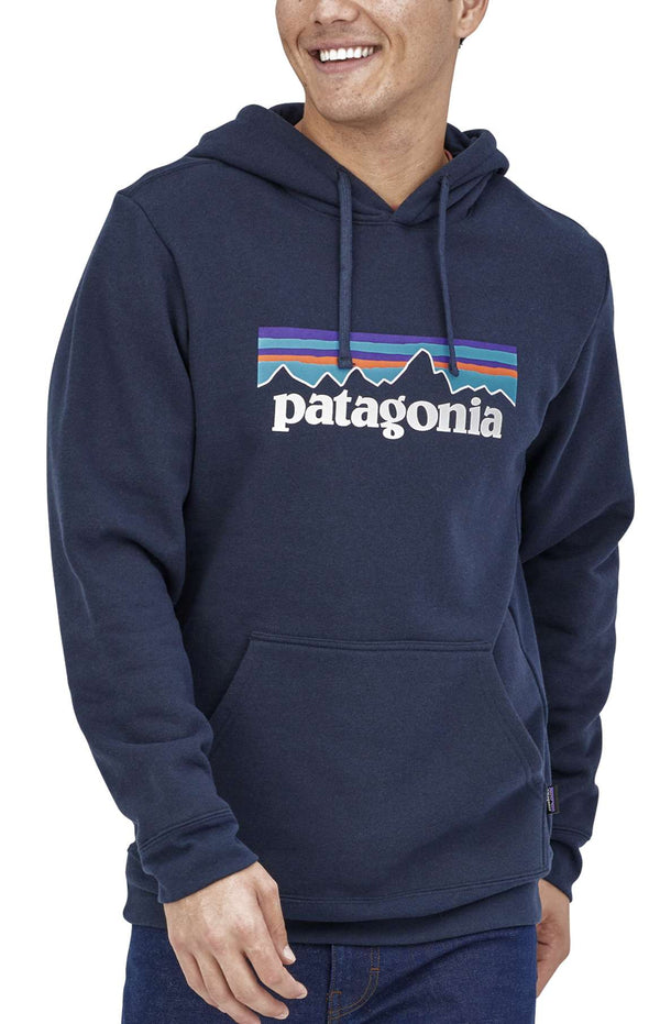 Patagonia felpa P-6 Logo Uprisal Hoody new navy