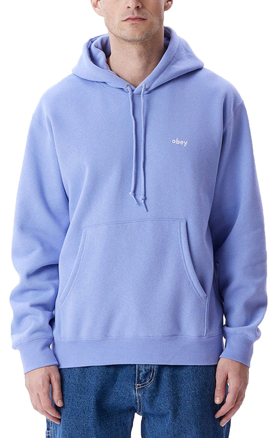  Obey Felpa Tab Hood Specialty Fleece Digital Violet Uomo Viola