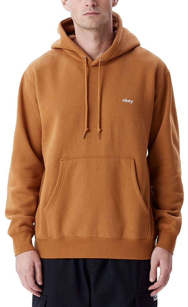 Obey felpa Tab Hood Specialty Fleece brown sugar