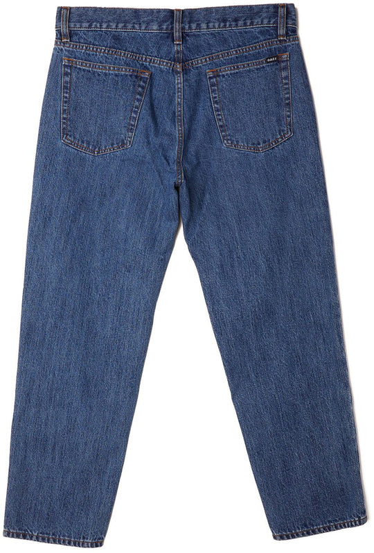  Obey Jeans Bender Denim Pant Stonewash Indigo Uomo Blue