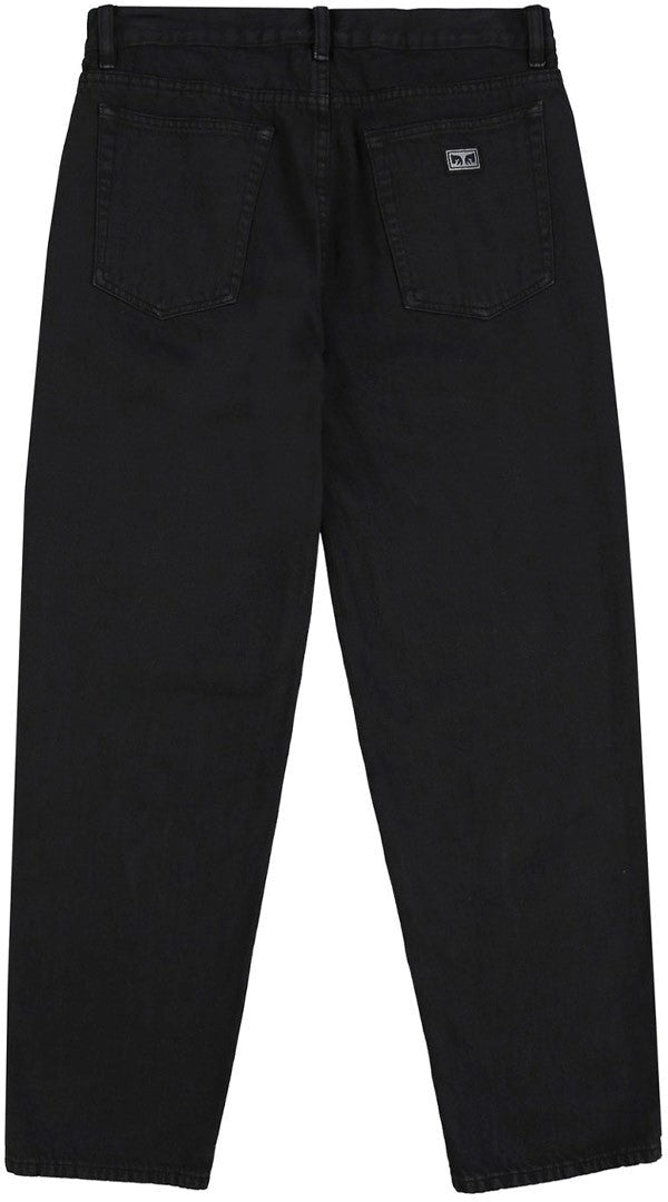  Obey Jeans Bender Denim Pant Faded Black Nero Uomo - 1