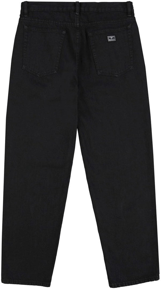  Obey Jeans Bender Denim Pant Faded Black Uomo Nero