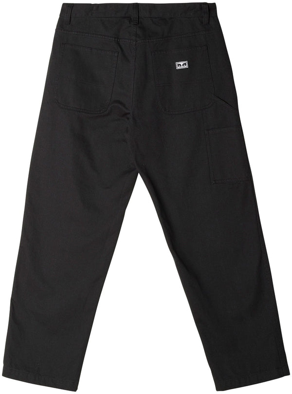 Obey pantaloni Hardwork Carpenter Pant black