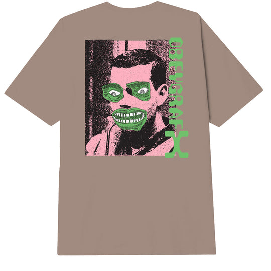  Obey T-shirt Grafx Heavyweight Tee Wild Mushroom Uomo Beige