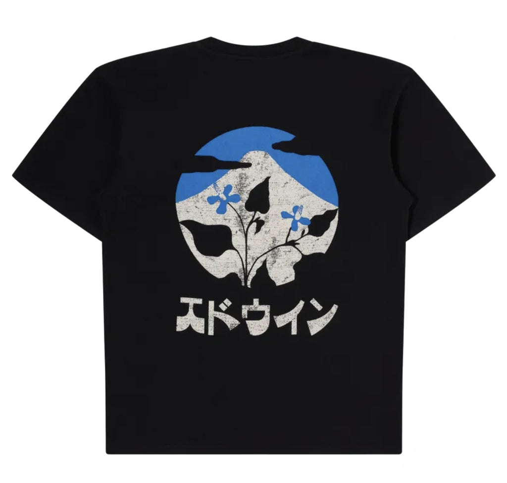  Edwin T-shirt Fuji No Hana Ts Black Nero Uomo - 1
