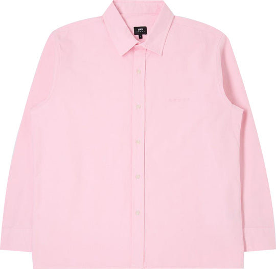  Edwin Camicia Big Ox-shirt Ls Pink Uomo Rosa