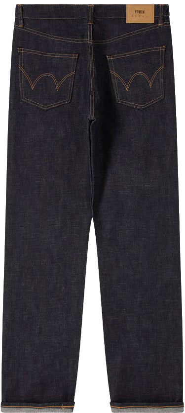  Edwin Jeans Loose Straight Unwashed Uomo Blue