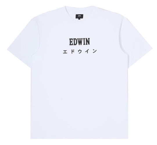  Edwin T-shirt Japan Ts White Uomo Bianco