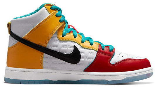  Nike Sb Dunk High Pro Froskate All Love Uomo Giallo