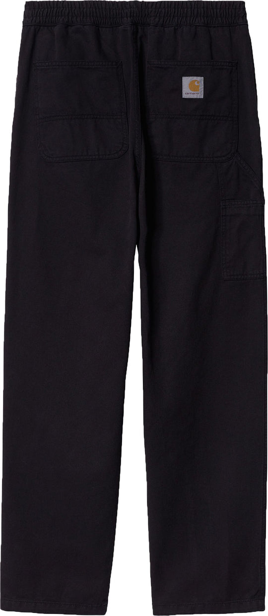  Carhartt Wip Pantaloni Flint Pant Black Garment Dyed Uomo Nero