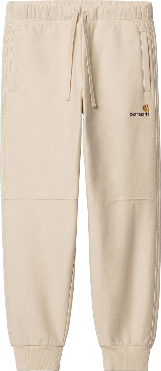  Carhartt Wip Pantaloni American Script Jogging Pant Calico Uomo Beige