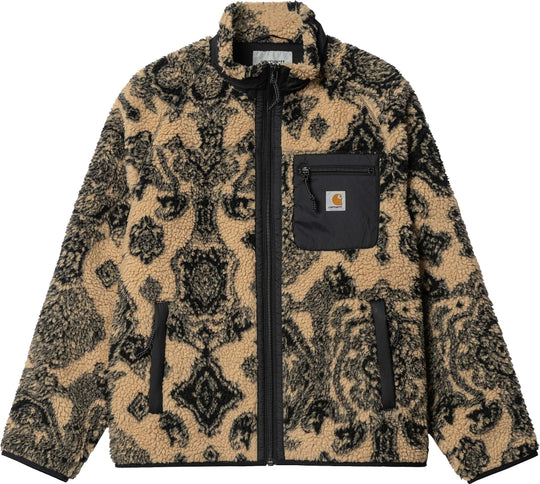  Carhartt Wip Giacca Prentis Liner Verse Jaquard Dusty H Brown Uomo Beige