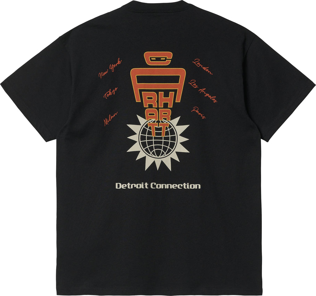  Carhartt Wip T-shirt Ss Connect Black Nero Uomo - 1