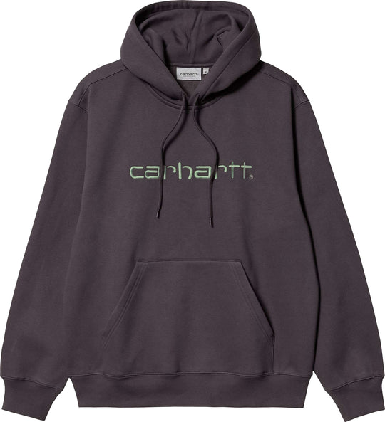 Carhartt Wip Felpa Hooded Sweat Artichoke Misty Uomo Viola