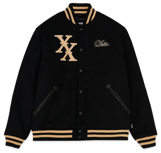  Iuter Giacca Xx Anniversary Varsity Jacket Black Uomo Nero
