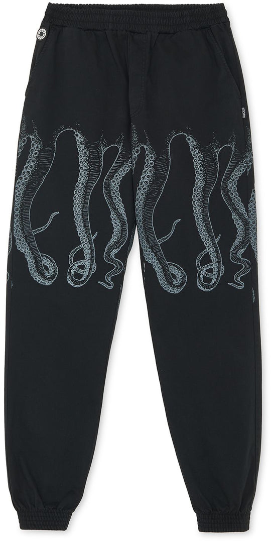  Octopus Pantaloni Outline Jogger Black Uomo Nero