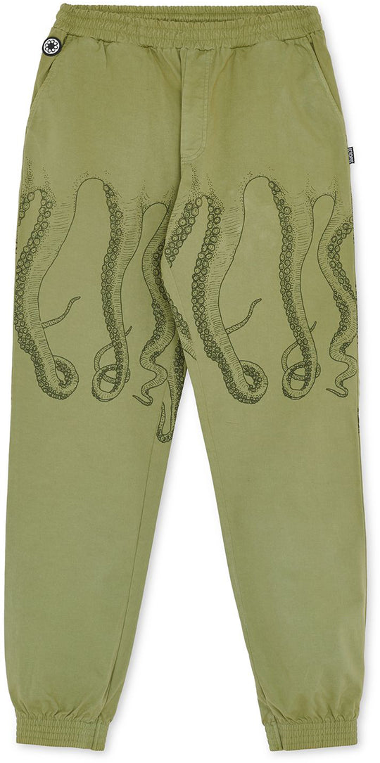  Octopus Pantaloni Outline Jogger Army Uomo Verde
