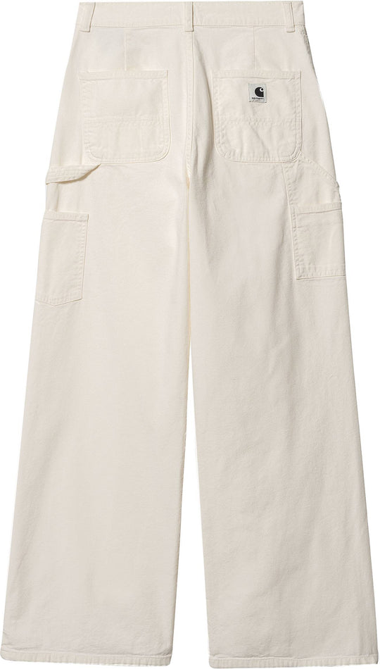  Carhartt Wip Pantaloni W Jens Pant Wax Faded Donna Bianco