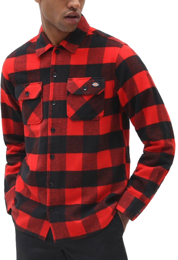 Dickies camicia New Sacramento Shirt red