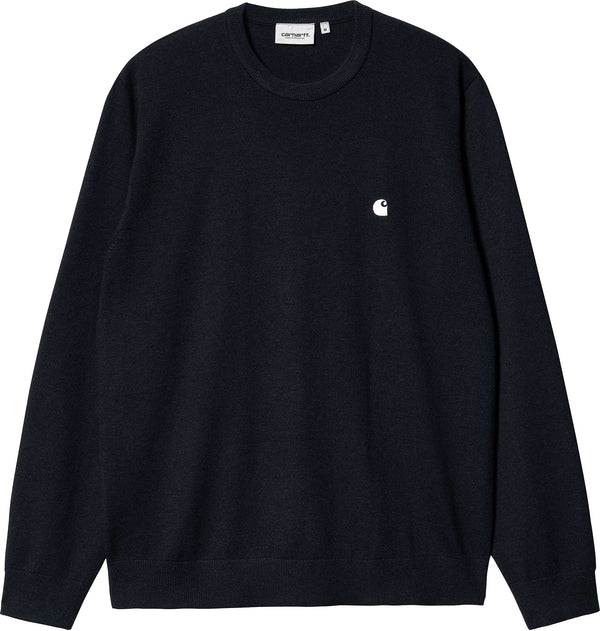 Carhartt WIP maglione Madison Sweater dark navy wax