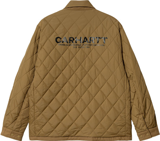  Carhartt Wip Giacca Reversibile Madera Jacket Jasper Black Uomo Marrone