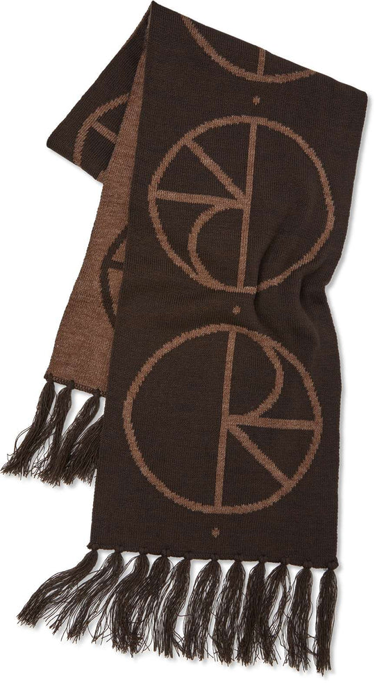  Polar Skate Co. Sciarpa Stroke Logo Scarf Brown Special_unisex Marrone