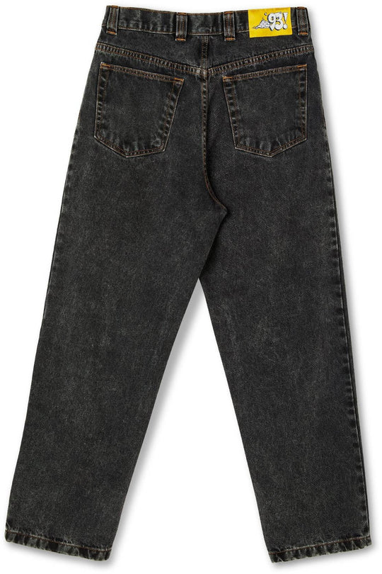  Polar Skate Co. Jeans '93 Denim Washed Black Uomo Nero